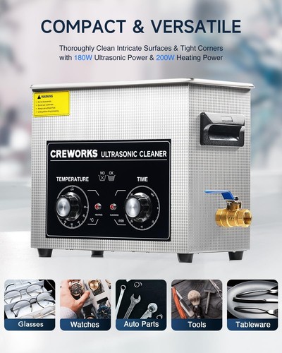 Creworks ultrasonic cleaner - creworks,