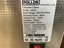 Pollor  Ultrasonic Cleaner